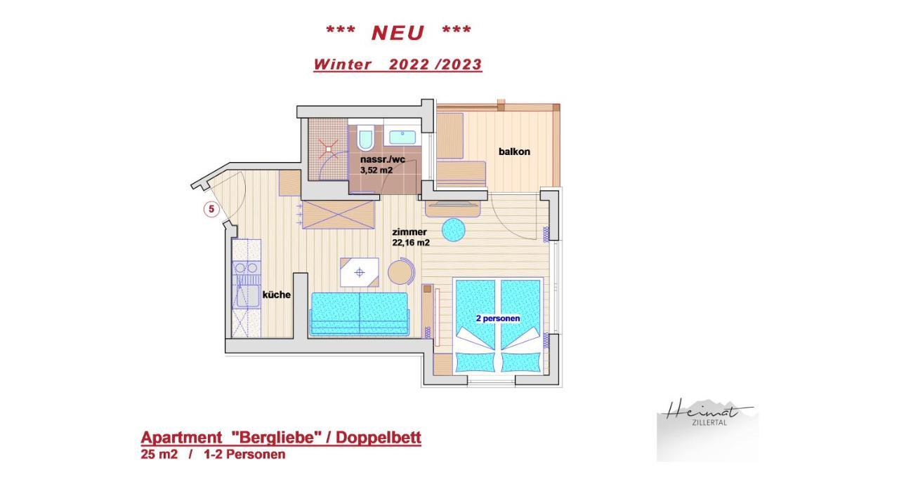 Heimat Apartments - Zillertal Gerlos Kültér fotó